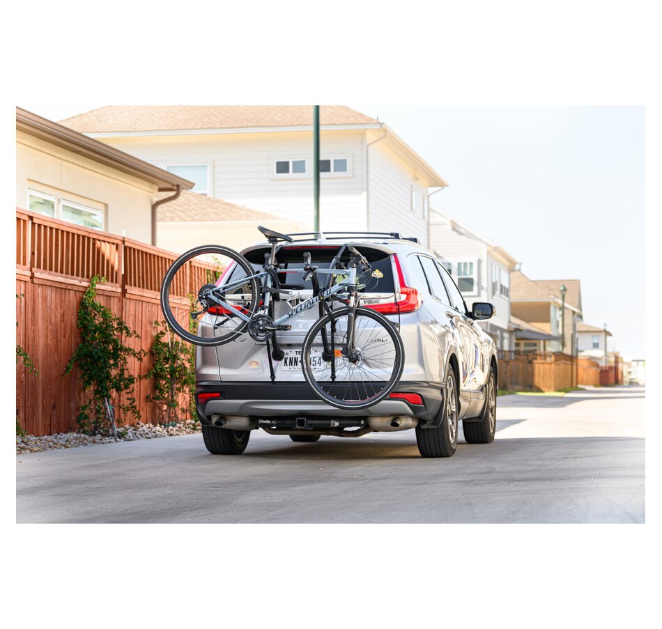 Image 891155_ALTMORE21.jpg, Product 891-155 / Price $259.99 - $389.99, Saris Bones 2 Bike Hitch Rack, Easy Fold Design Hitch Bike Rack with Tilting Base - Black from Saris on TSC.ca's Health & Fitness department