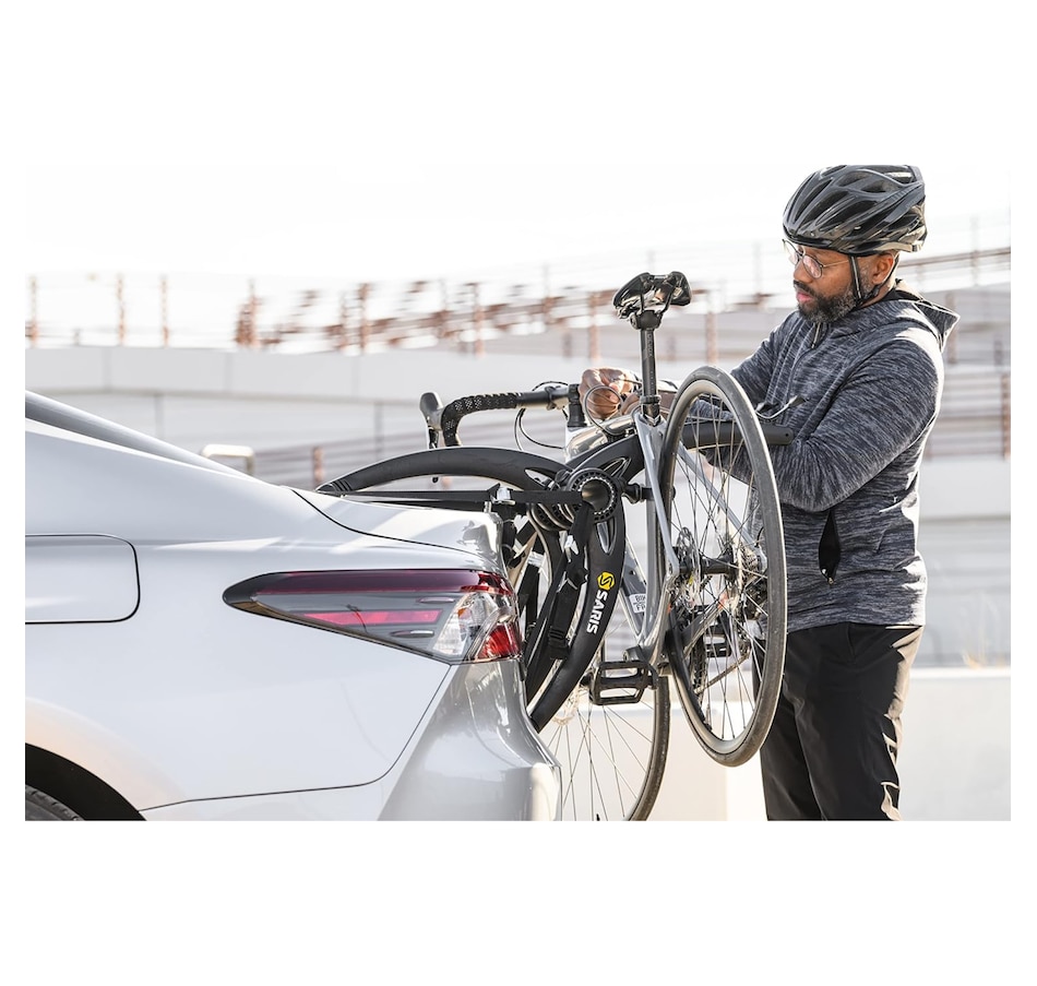 Image 891155_ALTMORE27.jpg, Product 891-155 / Price $259.99 - $389.99, Saris Bones 2 Bike Hitch Rack, Easy Fold Design Hitch Bike Rack with Tilting Base - Black from Saris on TSC.ca's Health & Fitness department