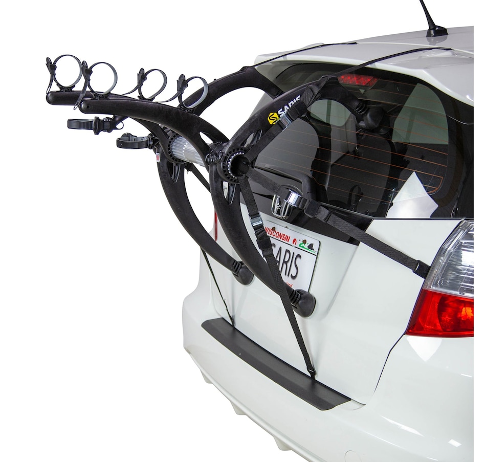 Image 891155_ST02.jpg, Product 891-155 / Price $259.99 - $389.99, Saris Bones 2 Bike Hitch Rack, Easy Fold Design Hitch Bike Rack with Tilting Base - Black from Saris on TSC.ca's Health & Fitness department