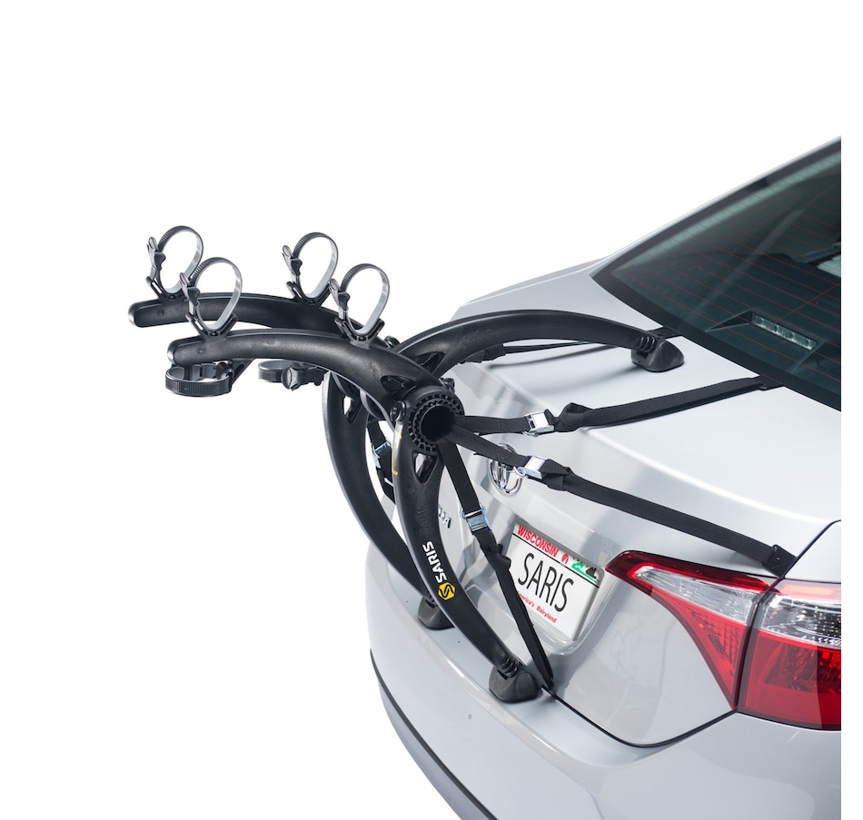 Image 891155_ST03.jpg, Product 891-155 / Price $259.99 - $389.99, Saris Bones 2 Bike Hitch Rack, Easy Fold Design Hitch Bike Rack with Tilting Base - Black from Saris on TSC.ca's Health & Fitness department