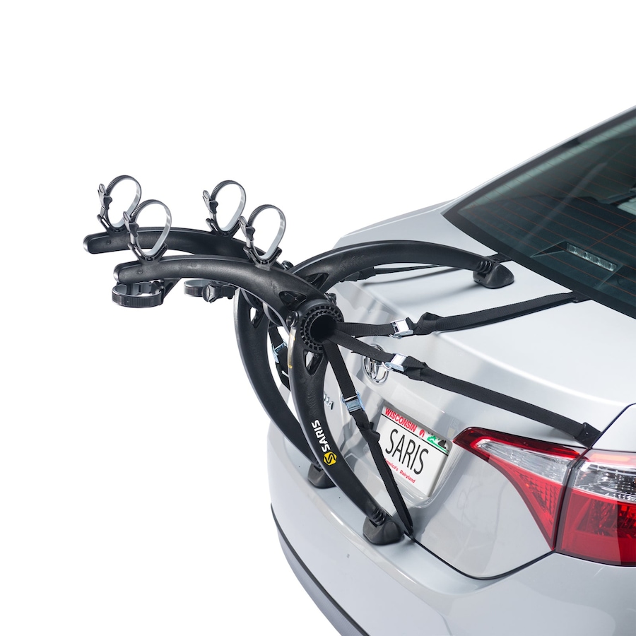 Image 891155_ST03.jpg, Product 891-155 / Price $219.99 - $309.99, Saris Bones 2 Bike Hitch Rack, Easy Fold Design Hitch Bike Rack with Tilting Base - Black from Saris on TSC.ca's Health & Fitness department