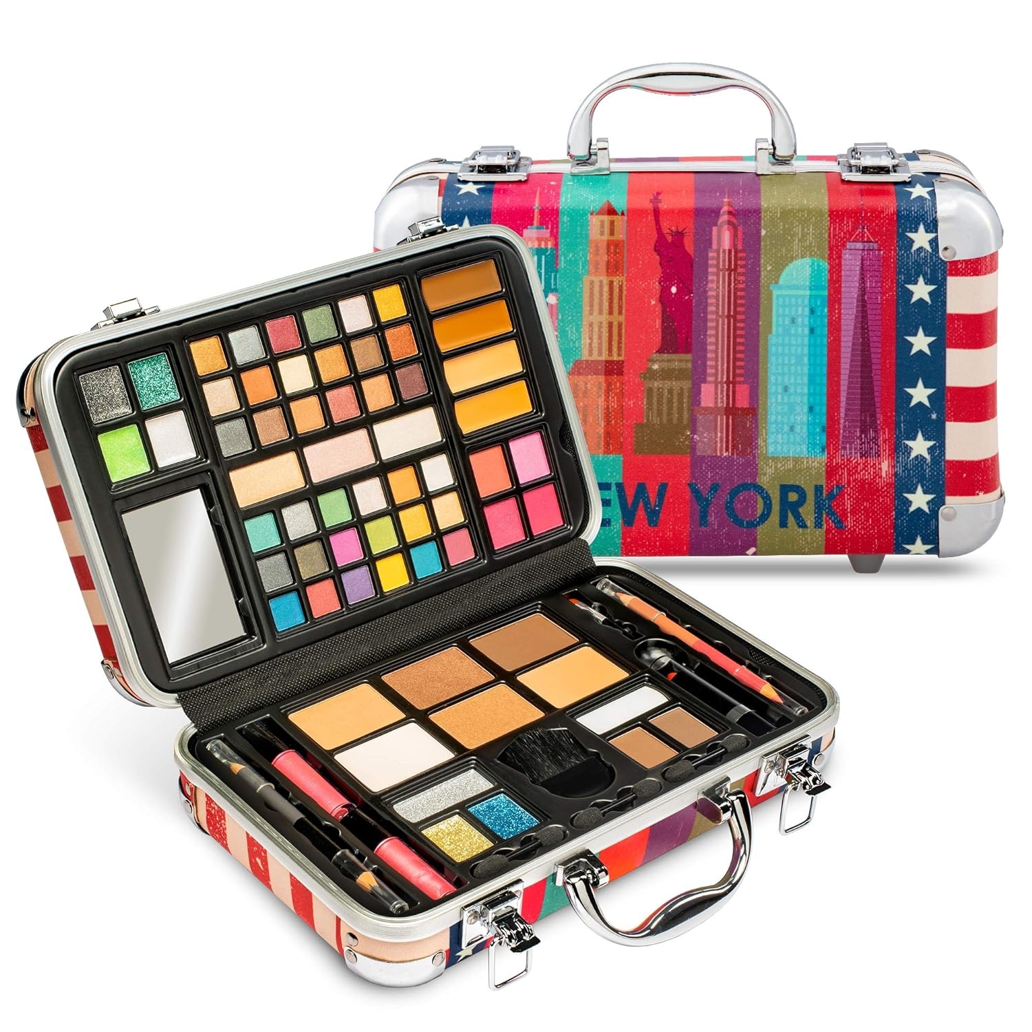 Vokai Makeup Kit Set, 74-Piece Makeup Set with Case and Carrying