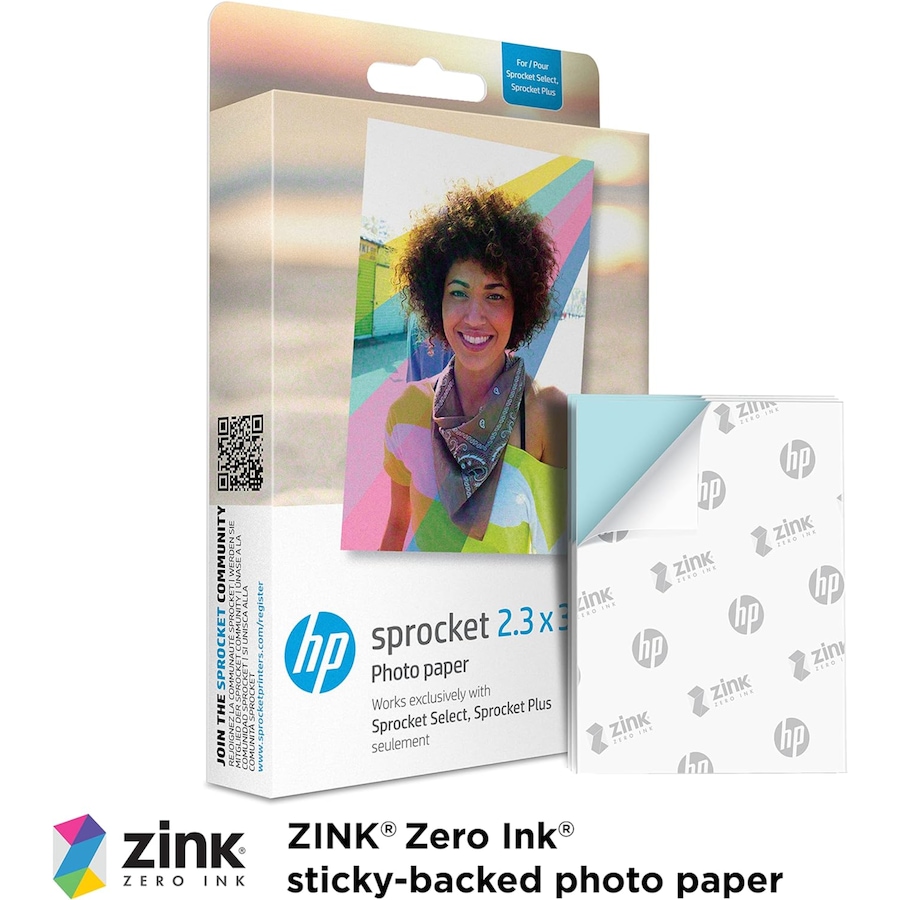 Image 891158_ALTMORE3.jpg, Product 891-158 / Price $205.99, HP Sprocket Select Portable Instant Photo Printer 2.3x3.4 (Eclipse), Accessories & Scrapbook Bundle from HP - Hewlett Packard on TSC.ca's Toys & Hobbies department
