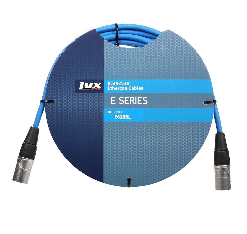 Image 891163_ALTMORE2.jpg, Product 891-163 / Price $199.99, LyxPro Shielded Cat6 Cable, RJ45 Ethercon Cable - Male to Male, 200 feet, Blue from LyxPro on TSC.ca's Toys & Hobbies department