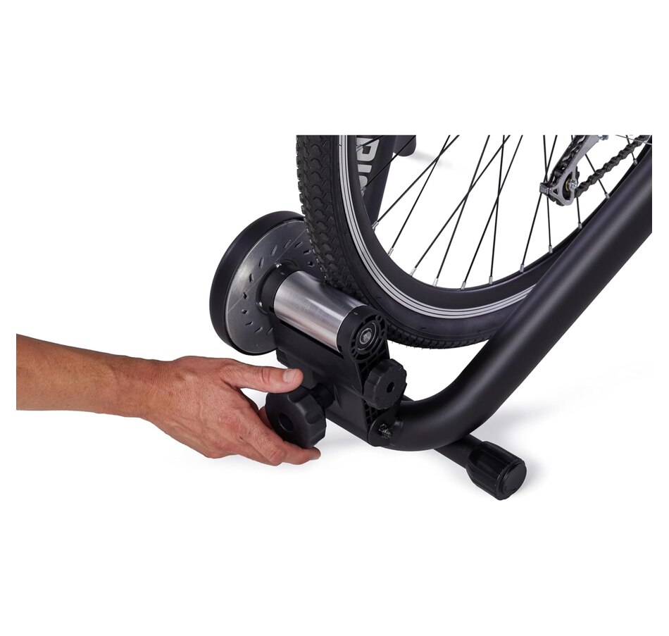 Image 891168_ALTMORE2.jpg, Product 891-168 / Price $129.99, Saris Mag Bike Trainer Stand, Zwift App Compatible, Magnetic Resistance Indoor Bike Trainer, Black from Saris on TSC.ca's Health & Fitness department