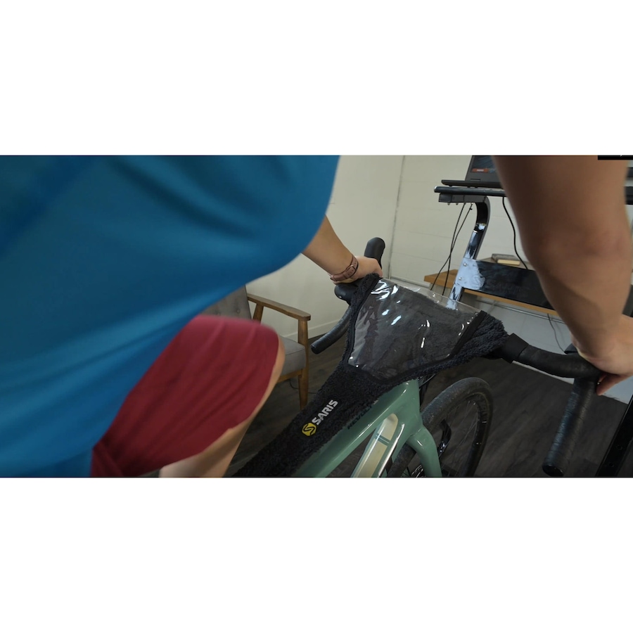 Image 891172_ALTMORE3.jpg, Product 891-172 / Price $19.99, Saris Bike Guard Sweat Protector with Phone Holder for Indoor Bike Trainers from Saris on TSC.ca's Health & Fitness department