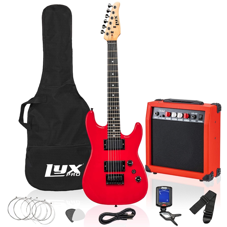 Image 891184_ST03.jpg, Product 891-184 / Price $239.99, LyxPro Electric Guitar Kit, 36” Electric Guitar with Amp & Electric Guitar Accessories, Natural from LyxPro on TSC.ca's Toys & Hobbies department
