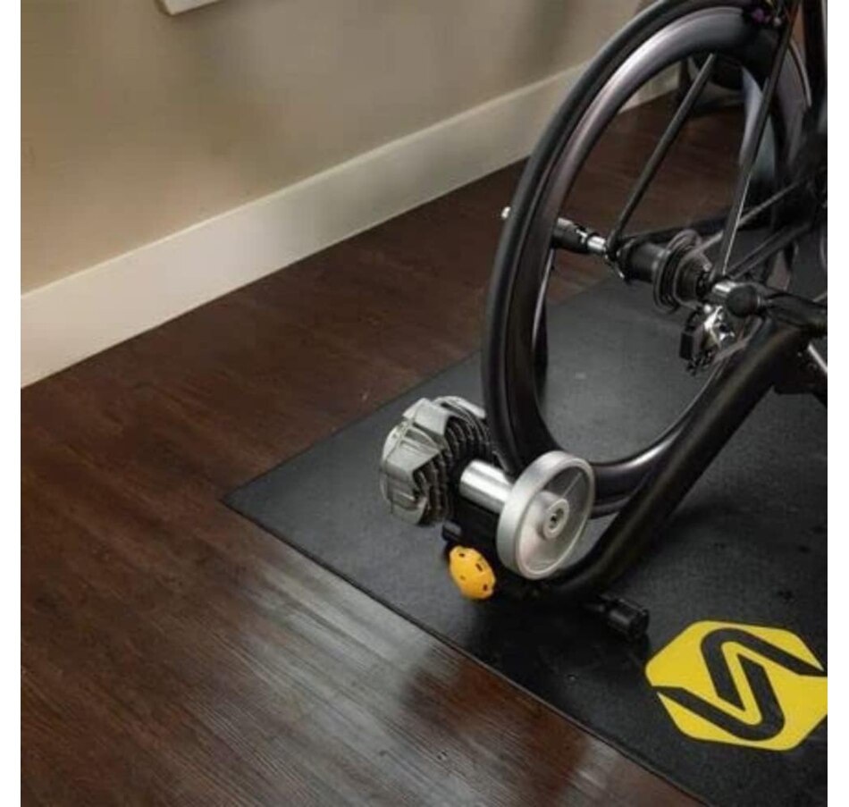 Image 891186_ALTMORE3.jpg, Product 891-186 / Price $79.99, Saris Bike Mat 65 x 36 in, Single Floor Protective Bike Trainer Mat, Black from Saris on TSC.ca's Health & Fitness department