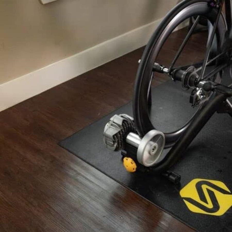 Image 891186_ALTMORE3.jpg, Product 891-186 / Price $79.99, Saris Bike Mat 65 x 36 in, Single Floor Protective Bike Trainer Mat, Black from Saris on TSC.ca's Health & Fitness department