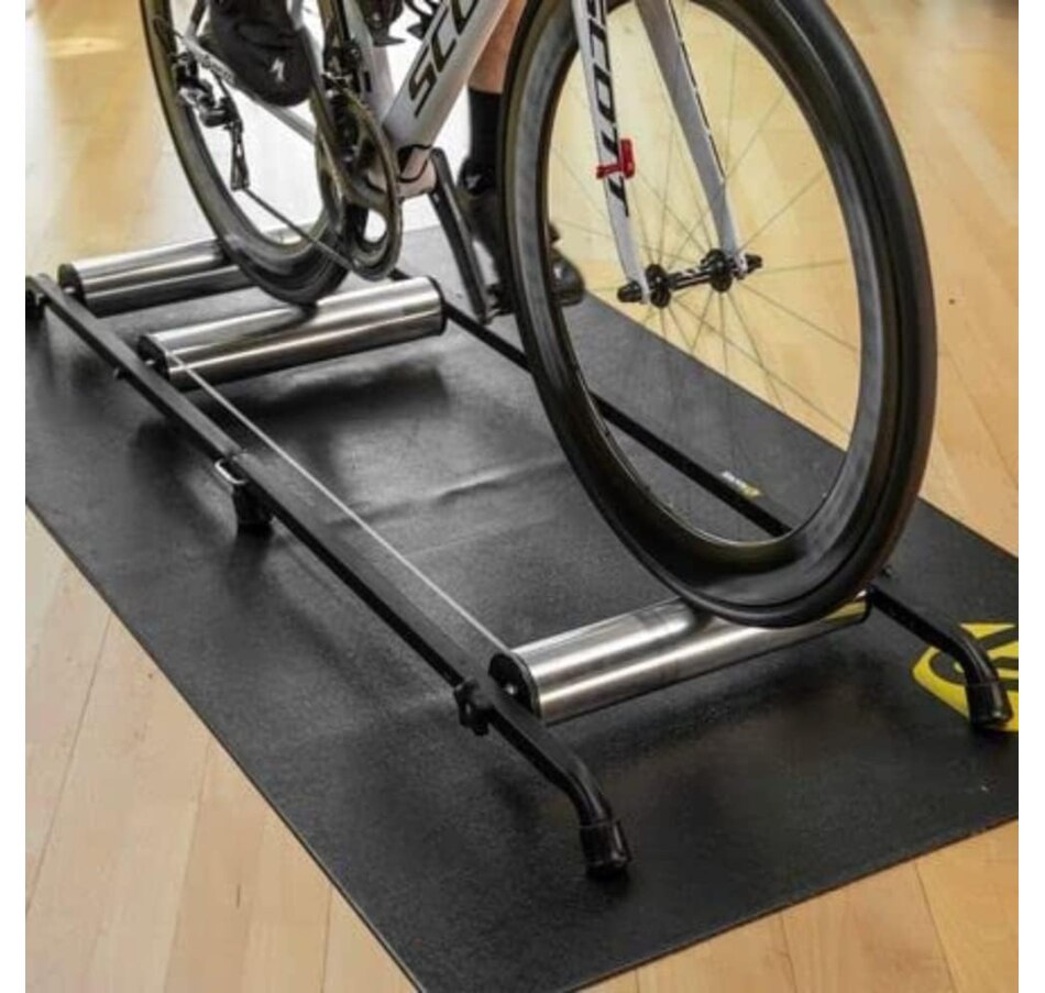 Image 891186_ALTMORE4.jpg, Product 891-186 / Price $79.99, Saris Bike Mat 65 x 36 in, Single Floor Protective Bike Trainer Mat, Black from Saris on TSC.ca's Health & Fitness department