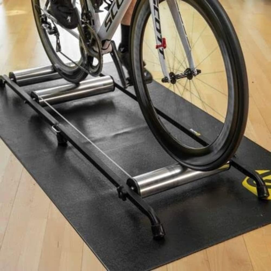Image 891186_ALTMORE4.jpg, Product 891-186 / Price $79.99, Saris Bike Mat 65 x 36 in, Single Floor Protective Bike Trainer Mat, Black from Saris on TSC.ca's Health & Fitness department