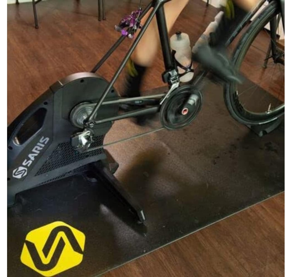 Image 891186_ALTMORE5.jpg, Product 891-186 / Price $79.99, Saris Bike Mat 65 x 36 in, Single Floor Protective Bike Trainer Mat, Black from Saris on TSC.ca's Health & Fitness department