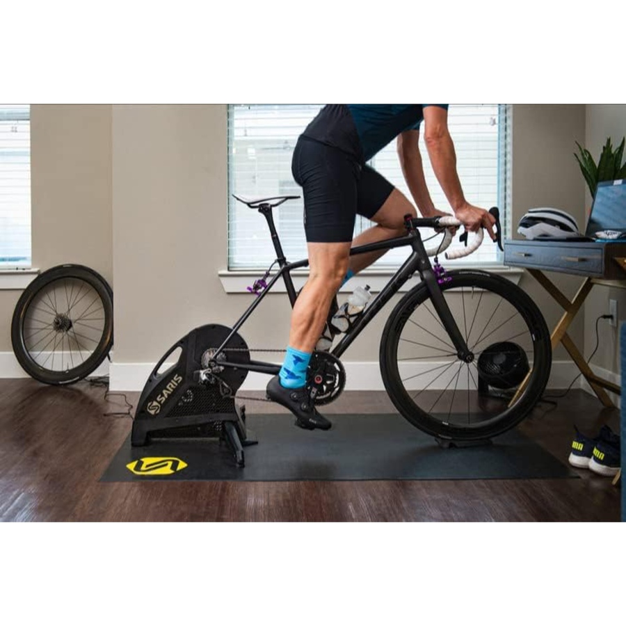 Image 891186_ALTMORE7.jpg, Product 891-186 / Price $79.99, Saris Bike Mat 65 x 36 in, Single Floor Protective Bike Trainer Mat, Black from Saris on TSC.ca's Health & Fitness department