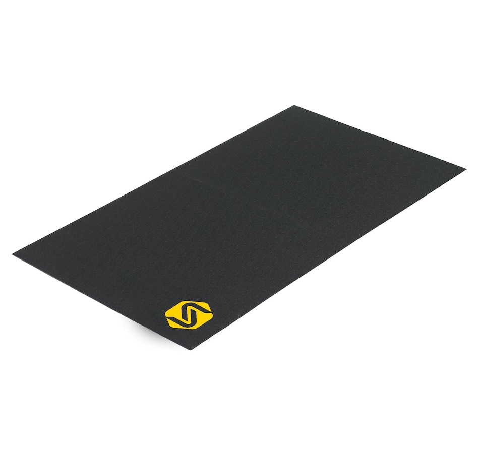 Image 891186_ST01.jpg, Product 891-186 / Price $79.99, Saris Bike Mat 65 x 36 in, Single Floor Protective Bike Trainer Mat, Black from Saris on TSC.ca's Health & Fitness department