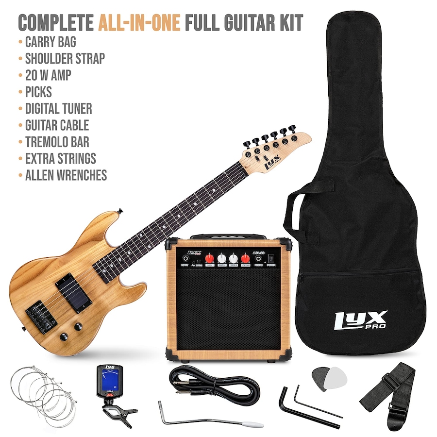 Image 891189_ALTMORE10.jpg, Product 891-189 / Price $239.99, LyxPro Electric Guitar Kit, 30” Electric Guitar with Amp & Electric Guitar Accessories, Green from LyxPro on TSC.ca's Toys & Hobbies department