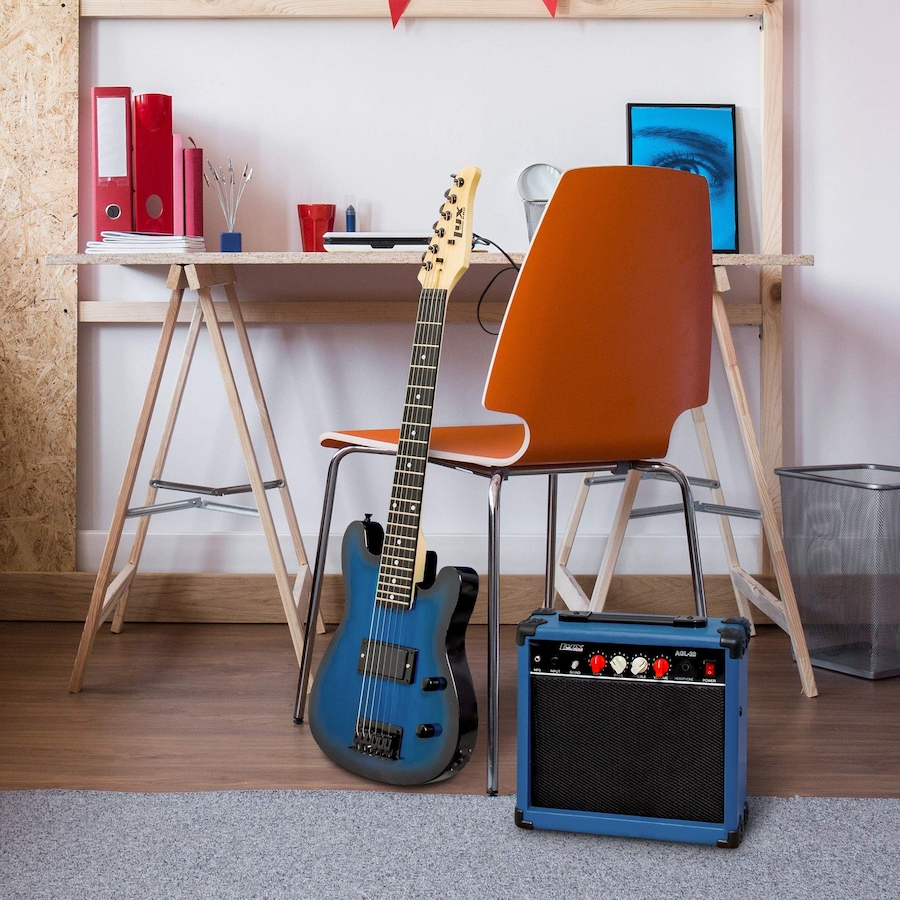 Image 891189_ALTMORE18.jpg, Product 891-189 / Price $239.99, LyxPro Electric Guitar Kit, 30” Electric Guitar with Amp & Electric Guitar Accessories, Green from LyxPro on TSC.ca's Toys & Hobbies department
