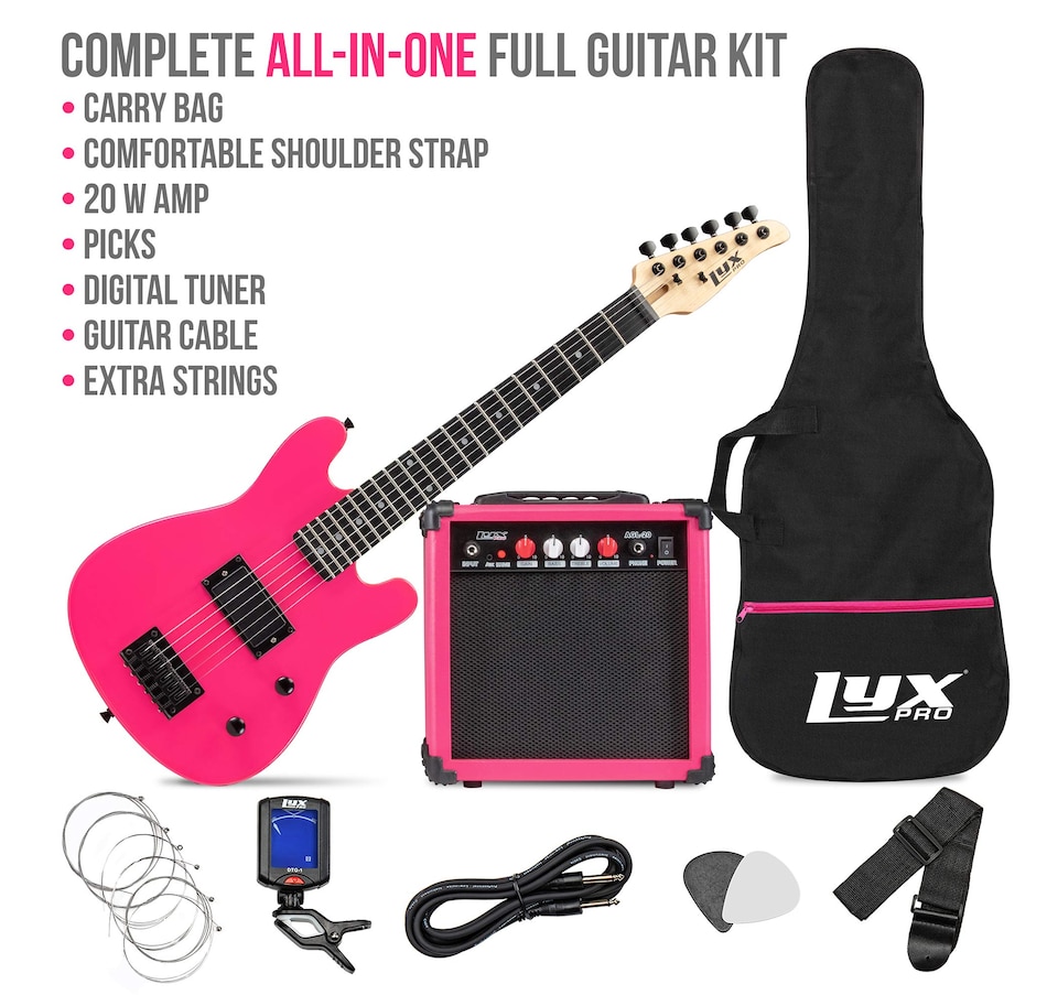 Image 891189_ALTMORE19.jpg, Product 891-189 / Price $239.99, LyxPro Electric Guitar Kit, 30” Electric Guitar with Amp & Electric Guitar Accessories, Green from LyxPro on TSC.ca's Toys & Hobbies department