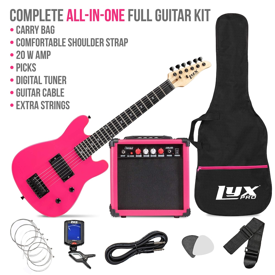 Image 891189_ALTMORE19.jpg, Product 891-189 / Price $239.99, LyxPro Electric Guitar Kit, 30” Electric Guitar with Amp & Electric Guitar Accessories, Green from LyxPro on TSC.ca's Toys & Hobbies department