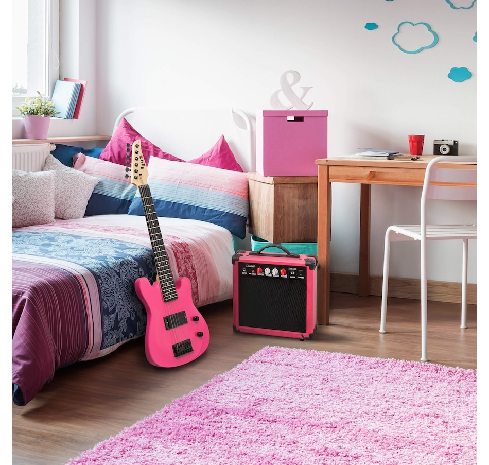 Image 891189_ALTMORE23.jpg, Product 891-189 / Price $239.99, LyxPro Electric Guitar Kit, 30” Electric Guitar with Amp & Electric Guitar Accessories, Green from LyxPro on TSC.ca's Toys & Hobbies department