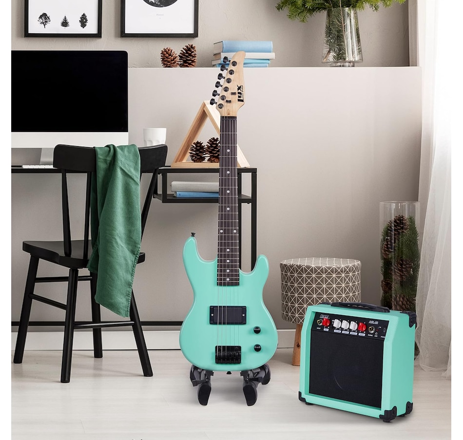 Image 891189_ALTMORE3.jpg, Product 891-189 / Price $239.99, LyxPro Electric Guitar Kit, 30” Electric Guitar with Amp & Electric Guitar Accessories, Green from LyxPro on TSC.ca's Toys & Hobbies department