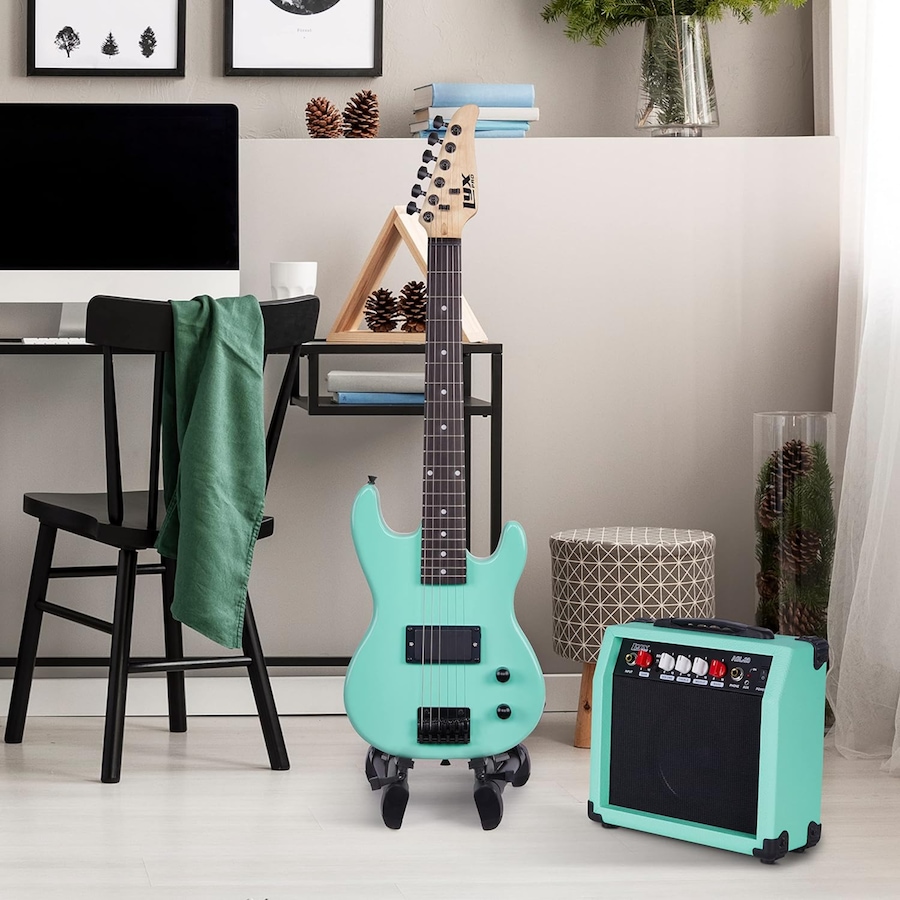 Image 891189_ALTMORE3.jpg, Product 891-189 / Price $239.99, LyxPro Electric Guitar Kit, 30” Electric Guitar with Amp & Electric Guitar Accessories, Green from LyxPro on TSC.ca's Toys & Hobbies department