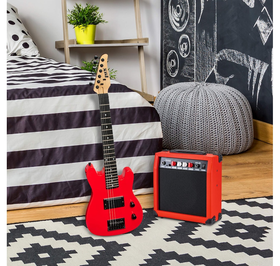 Image 891189_ALTMORE6.jpg, Product 891-189 / Price $239.99, LyxPro Electric Guitar Kit, 30” Electric Guitar with Amp & Electric Guitar Accessories, Green from LyxPro on TSC.ca's Toys & Hobbies department