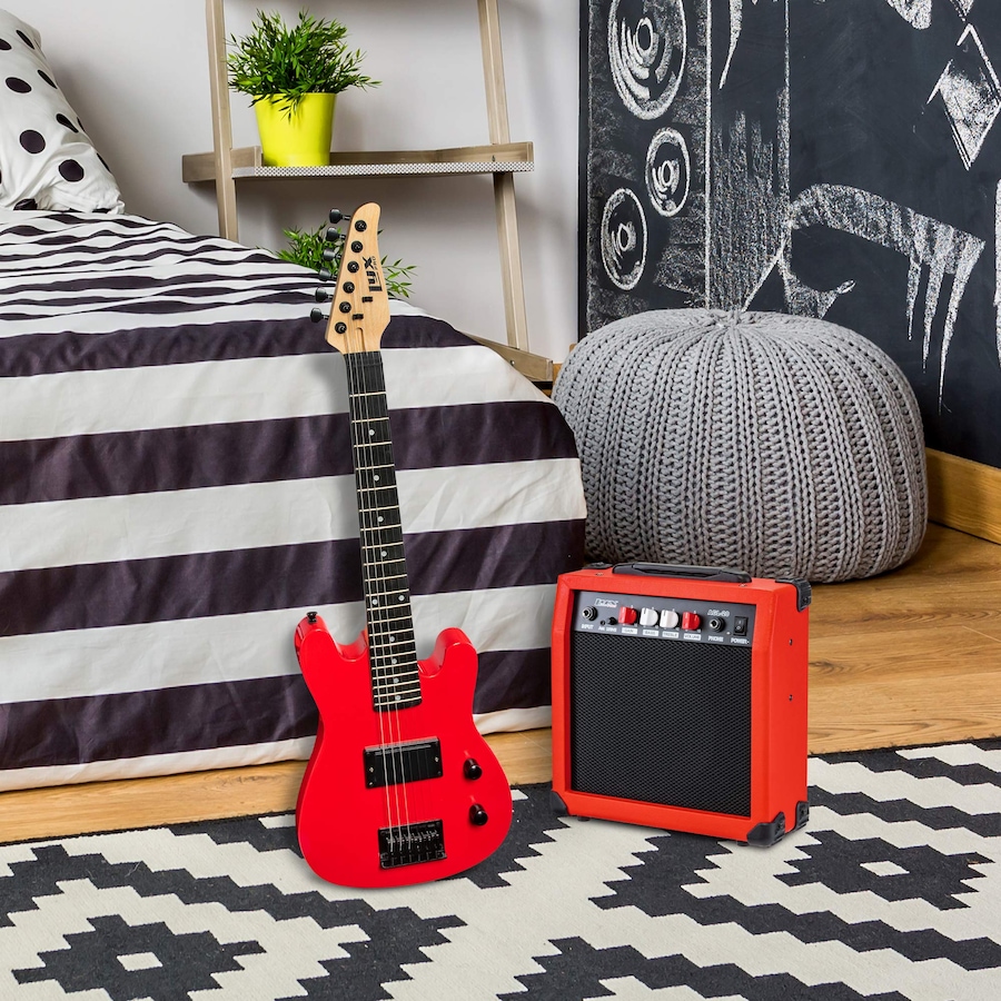 Image 891189_ALTMORE6.jpg, Product 891-189 / Price $239.99, LyxPro Electric Guitar Kit, 30” Electric Guitar with Amp & Electric Guitar Accessories, Green from LyxPro on TSC.ca's Toys & Hobbies department