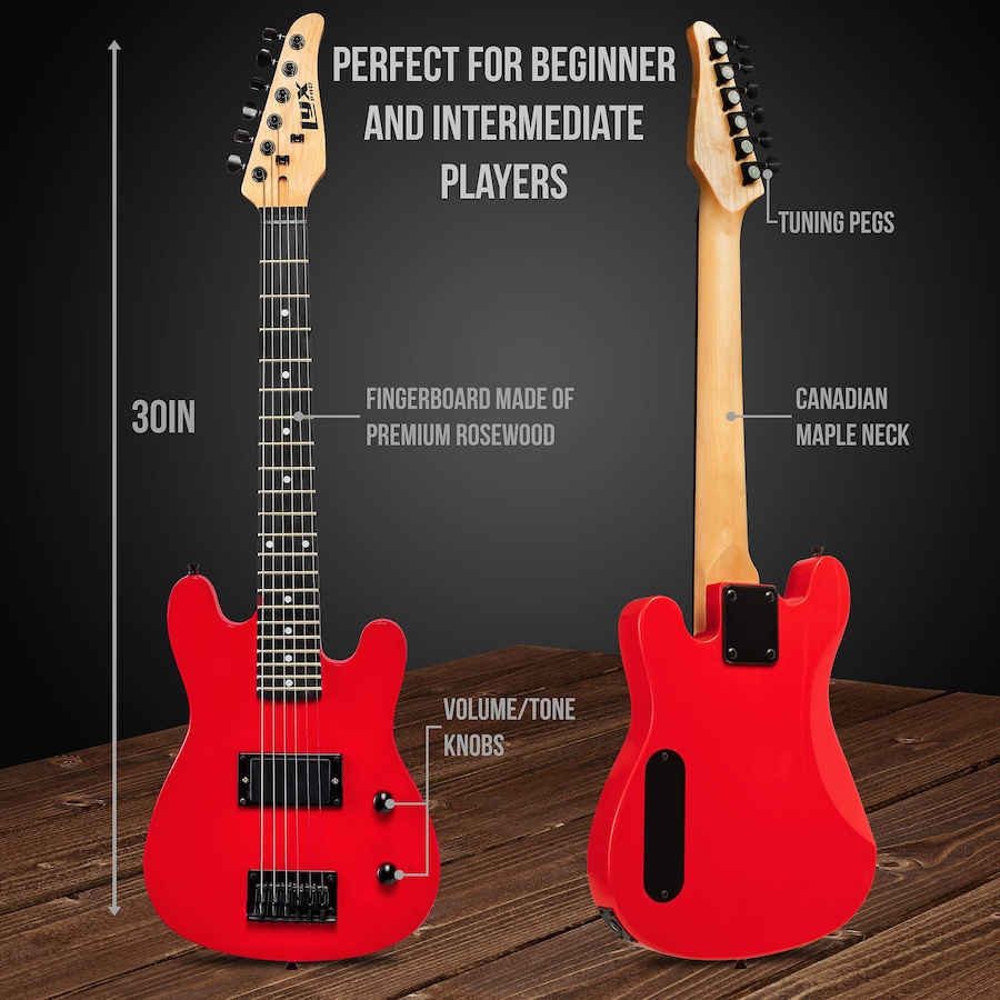 Image 891189_ALTMORE7.jpg, Product 891-189 / Price $239.99, LyxPro Electric Guitar Kit, 30” Electric Guitar with Amp & Electric Guitar Accessories, Green from LyxPro on TSC.ca's Toys & Hobbies department