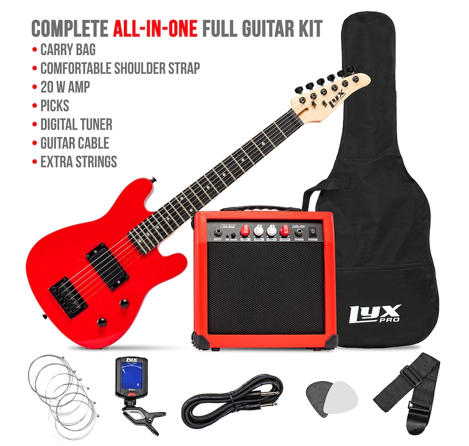Image 891189_ALTMORE9.jpg, Product 891-189 / Price $239.99, LyxPro Electric Guitar Kit, 30” Electric Guitar with Amp & Electric Guitar Accessories, Green from LyxPro on TSC.ca's Toys & Hobbies department