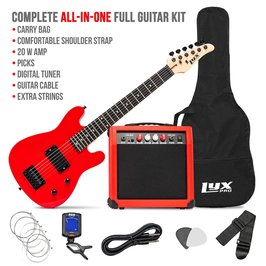 Image 891189_ALTMORE9.jpg, Product 891-189 / Price $239.99, LyxPro Electric Guitar Kit, 30” Electric Guitar with Amp & Electric Guitar Accessories, Green from LyxPro on TSC.ca's Toys & Hobbies department