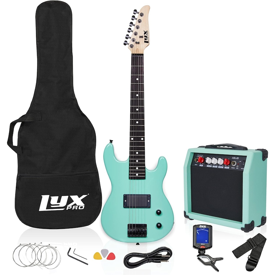 Image 891189_ST01.jpg, Product 891-189 / Price $239.99, LyxPro Electric Guitar Kit, 30” Electric Guitar with Amp & Electric Guitar Accessories, Green from LyxPro on TSC.ca's Toys & Hobbies department
