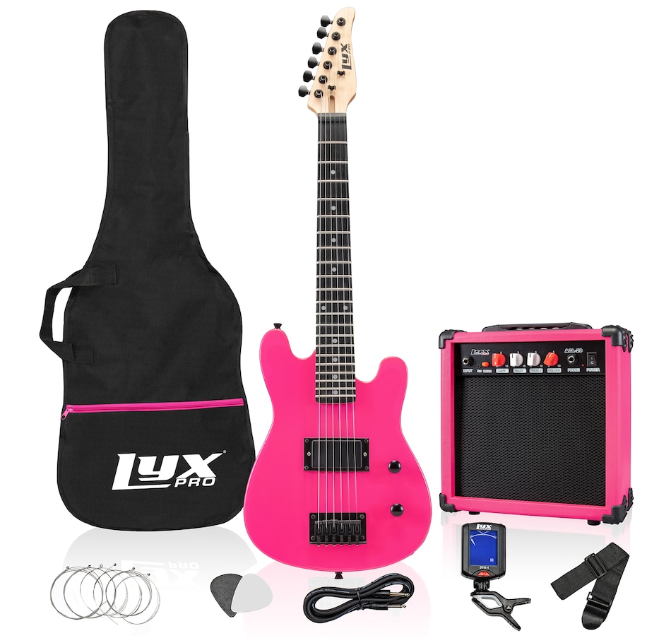 Image 891189_ST05.jpg, Product 891-189 / Price $239.99, LyxPro Electric Guitar Kit, 30” Electric Guitar with Amp & Electric Guitar Accessories, Green from LyxPro on TSC.ca's Toys & Hobbies department