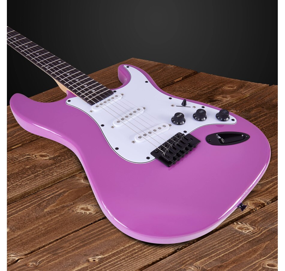 Image 891192_ALTMORE27.jpg, Product 891-192 / Price $239.99, LyxPro Electric Guitar Kit, 39” Electric Guitar W/Amp & Electric Guitar Accessories, Retro Yellow from LyxPro on TSC.ca's Toys & Hobbies department