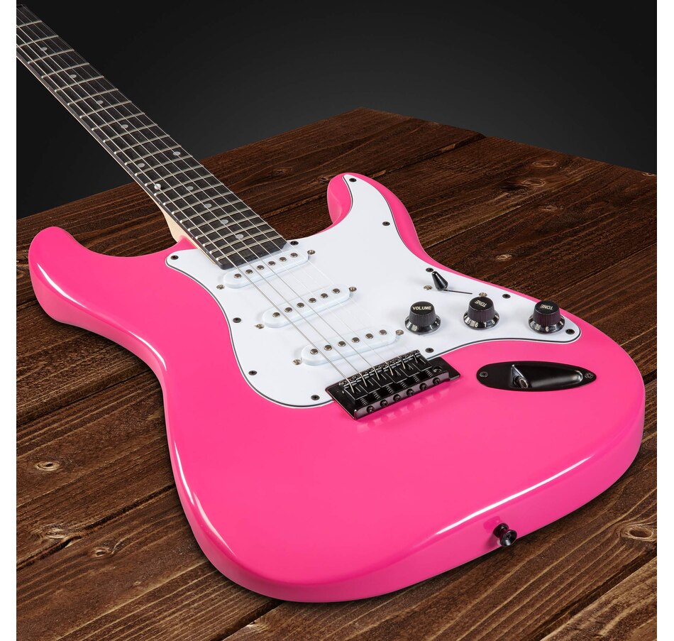 Image 891192_ALTMORE32.jpg, Product 891-192 / Price $239.99, LyxPro Electric Guitar Kit, 39” Electric Guitar W/Amp & Electric Guitar Accessories, Retro Yellow from LyxPro on TSC.ca's Toys & Hobbies department