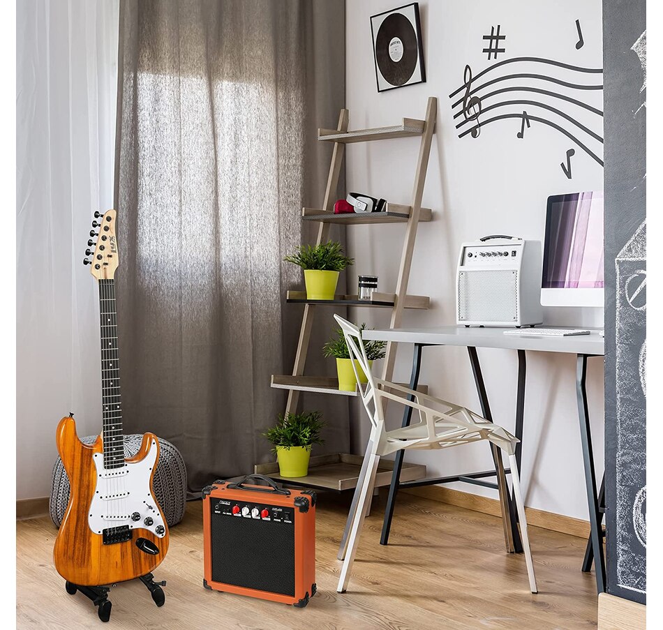 Image 891192_ALTMORE50.jpg, Product 891-192 / Price $239.99, LyxPro Electric Guitar Kit, 39” Electric Guitar W/Amp & Electric Guitar Accessories, Retro Yellow from LyxPro on TSC.ca's Toys & Hobbies department