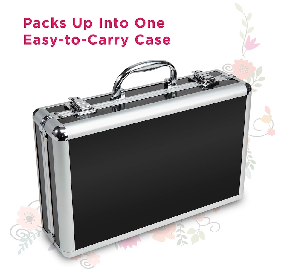 Image 891193_ALTMORE1.jpg, Product 891-193 / Price $47.96, Vokai Makeup Kit Set, 79-Piece Makeup Set with Case and Carrying Handle (Silver Leopard) from Vokai on TSC.ca's Beauty department