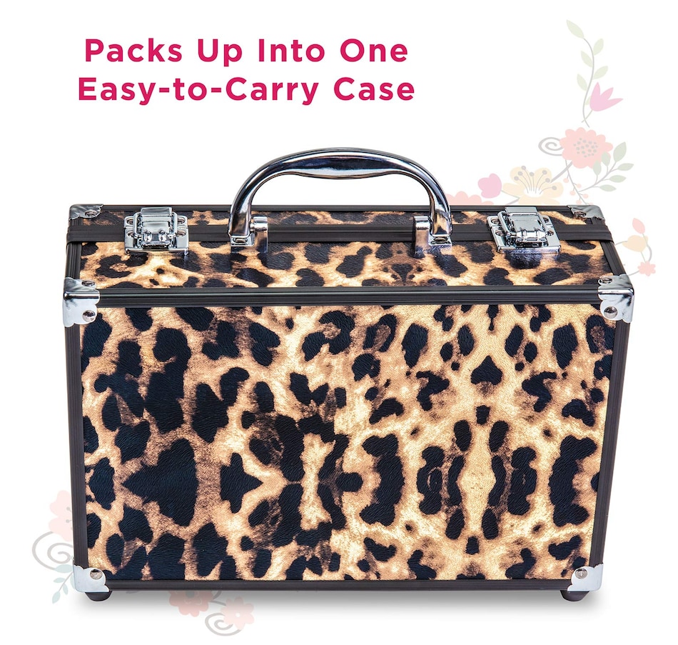 Image 891193_ALTMORE10.jpg, Product 891-193 / Price $47.96, Vokai Makeup Kit Set, 79-Piece Makeup Set with Case and Carrying Handle (Silver Leopard) from Vokai on TSC.ca's Beauty department