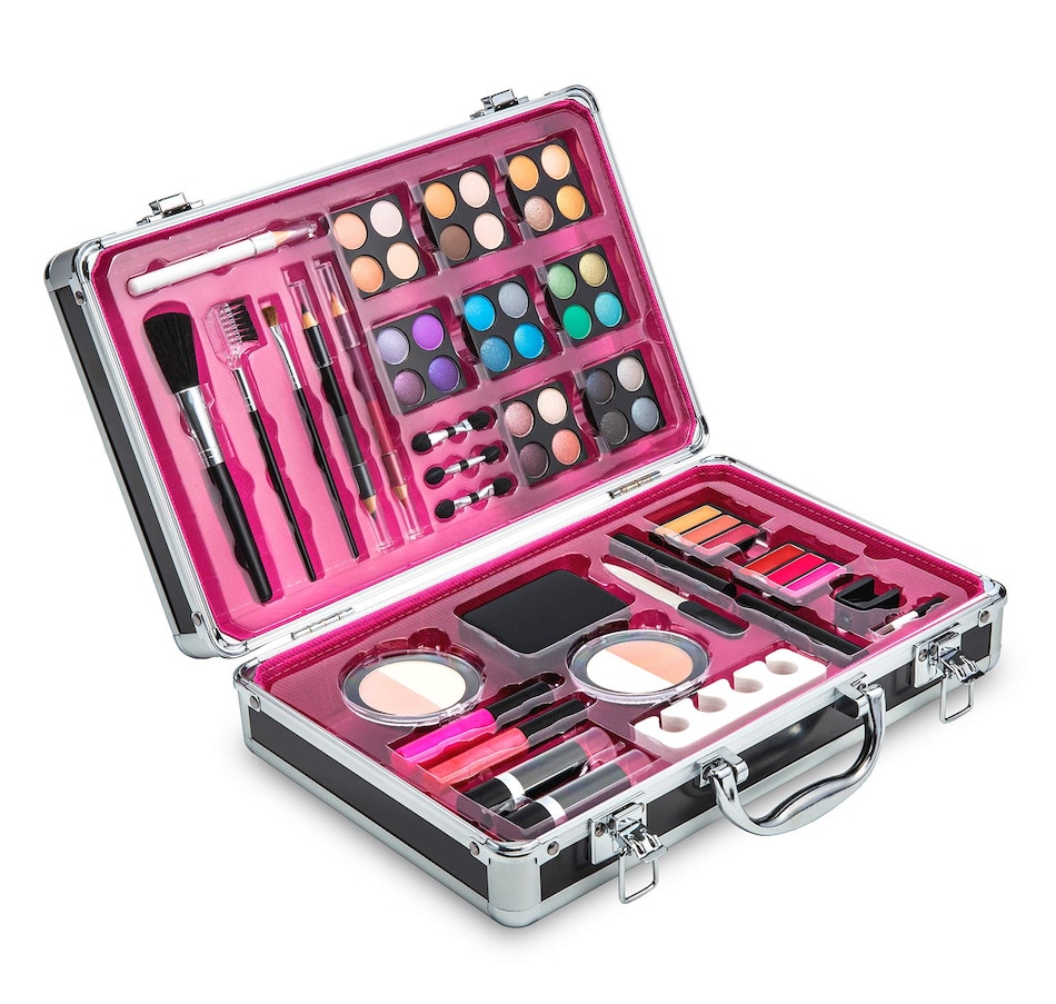 Image 891193_ST01.jpg, Product 891-193 / Price $47.96, Vokai Makeup Kit Set, 79-Piece Makeup Set with Case and Carrying Handle (Silver Leopard) from Vokai on TSC.ca's Beauty department