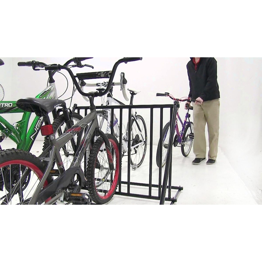 Image 891204_ALTMORE2.jpg, Product 891-204 / Price $194.99, Saris Mighty Mite 6-Bike Parking Rack, Indoor and Outdoor Grid Bike Rack, Black from Saris on TSC.ca's Health & Fitness department
