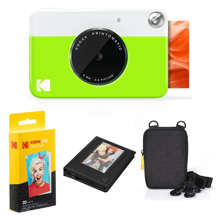 Image 891205_ST03.jpg, Product 891-205 / Price $134.99 - $139.99, Kodak Printomatic Instant Print Camera (Blue) & Photo Paper (20 Sheets) Album Bundle from Kodak on TSC.ca's Toys & Hobbies department