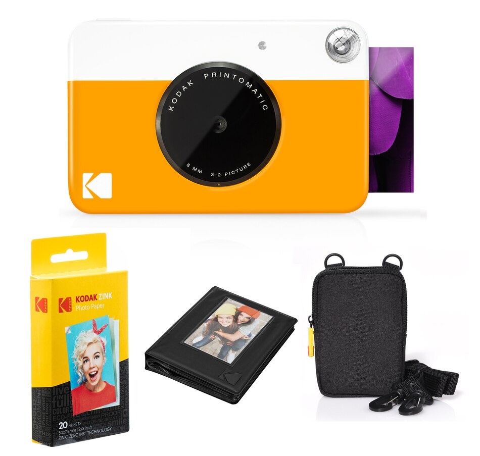Image 891205_ST04.jpg, Product 891-205 / Price $134.99, Kodak Printomatic Instant Print Camera (Gray) & Photo Paper (20 Sheets) Album Bundle from Kodak on TSC.ca's Toys & Hobbies department