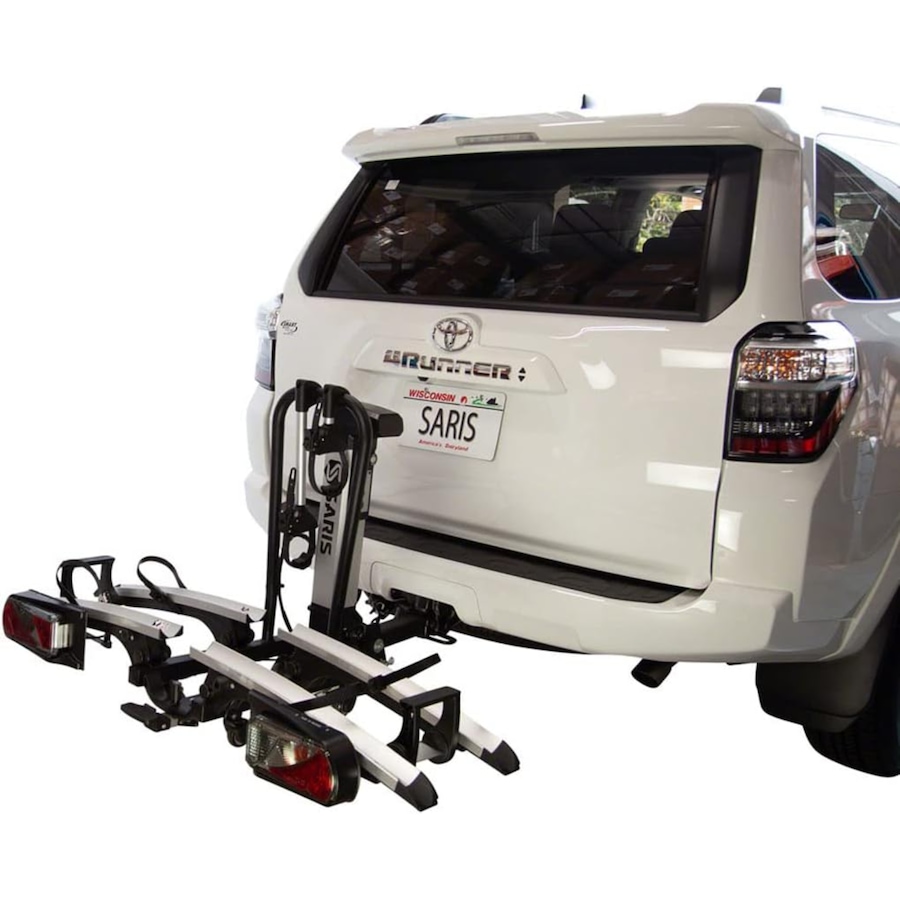 Image 891208.jpg, Product 891-208 / Price $1,624.01, Saris Door County Bike Rack for Car, Hitch Bike Rack W/Electric Hitch Lift for Easy Loading, 2 Bikes from Saris on TSC.ca's Health & Fitness department