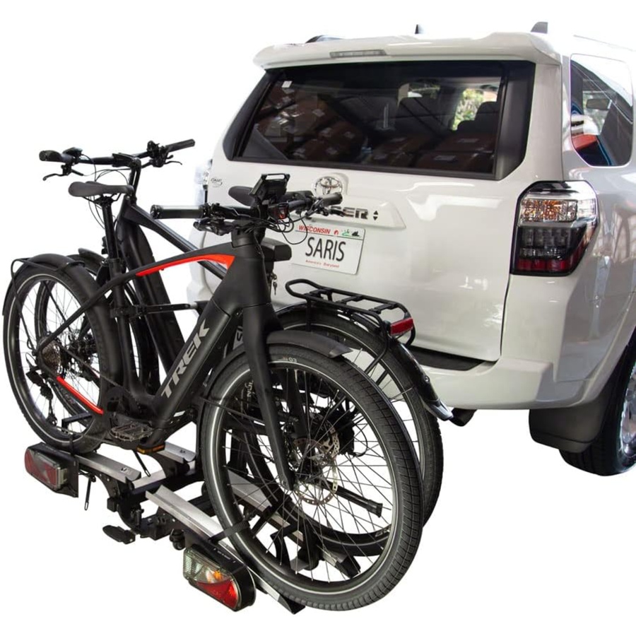 Image 891208_ALTMORE3.jpg, Product 891-208 / Price $1,624.01, Saris Door County Bike Rack for Car, Hitch Bike Rack W/Electric Hitch Lift for Easy Loading, 2 Bikes from Saris on TSC.ca's Health & Fitness department