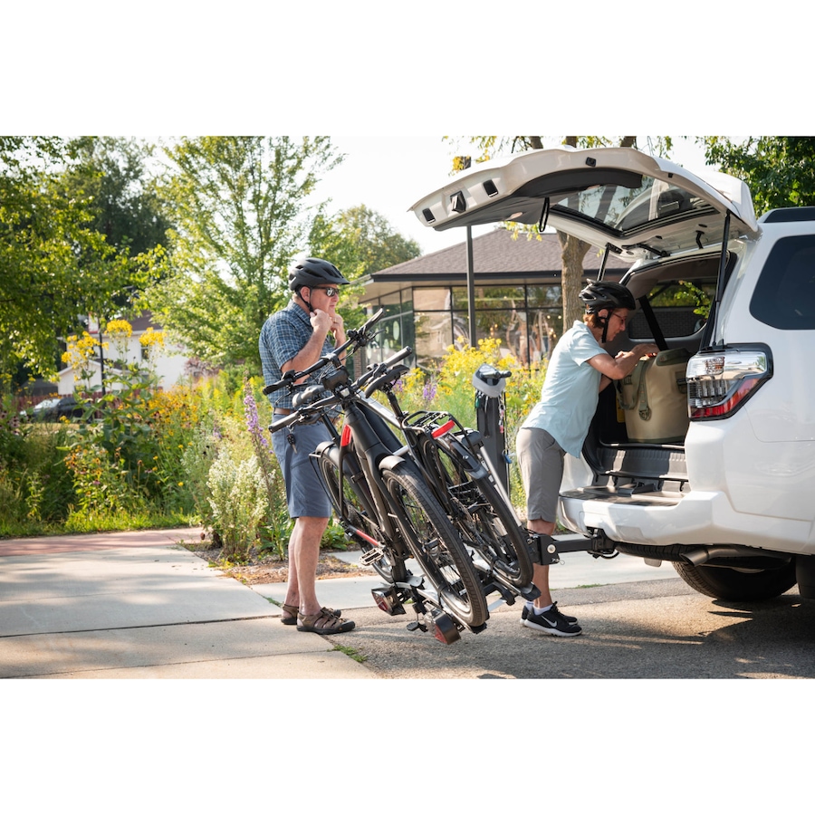 Image 891208_ALTMORE9.jpg, Product 891-208 / Price $1,624.01, Saris Door County Bike Rack for Car, Hitch Bike Rack W/Electric Hitch Lift for Easy Loading, 2 Bikes from Saris on TSC.ca's Health & Fitness department