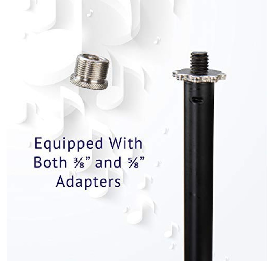 Image 891220_ALTMORE5.jpg, Product 891-220 / Price $74.99, LyxPro Microphone Stand, Durable Mic Stand with Adjustable Height 38.5"- 66" and 29.3" Boom Arm from LyxPro on TSC.ca's Toys & Hobbies department