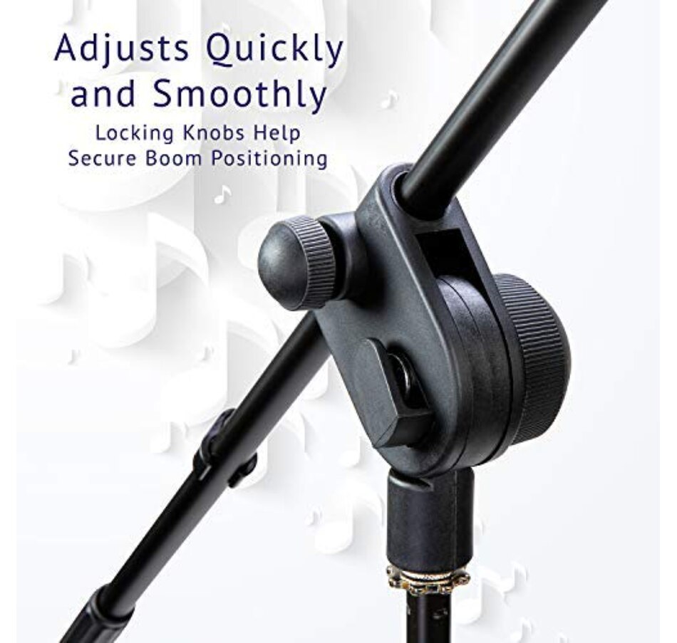 Image 891220_ALTMORE7.jpg, Product 891-220 / Price $74.99, LyxPro Microphone Stand, Durable Mic Stand with Adjustable Height 38.5"- 66" and 29.3" Boom Arm from LyxPro on TSC.ca's Toys & Hobbies department