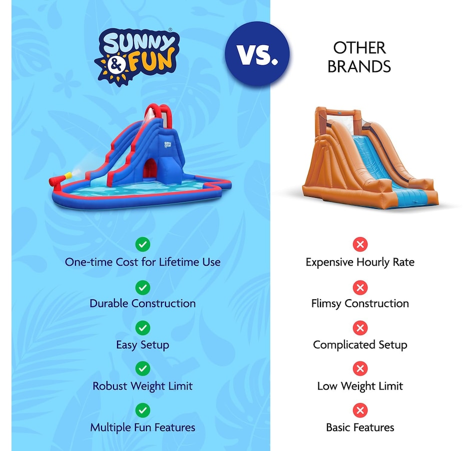 Image 891229_ALTMORE14.jpg, Product 891-229 / Price $599.99, Sunny & Fun Slide ‘N Spray Inflatable Water Slide Park with Climbing Wall, Slide & Pool from Sunny & Fun on TSC.ca's Home & Garden department