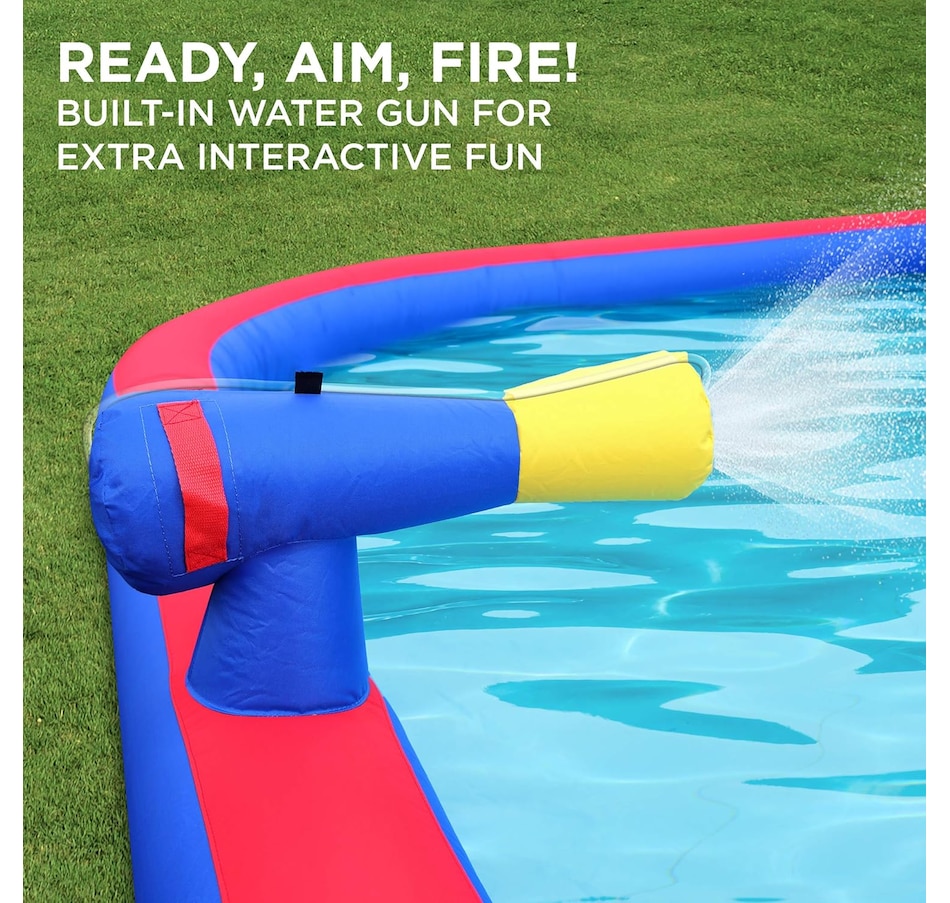 Image 891255_ALTMORE13.jpg, Product 891-255 / Price $899.99, Sunny & Fun 2-in-1 Bounce & Blast Inflatable Water Slide Park with Slide, Bounce House & Pool from Sunny & Fun on TSC.ca's Home & Garden department