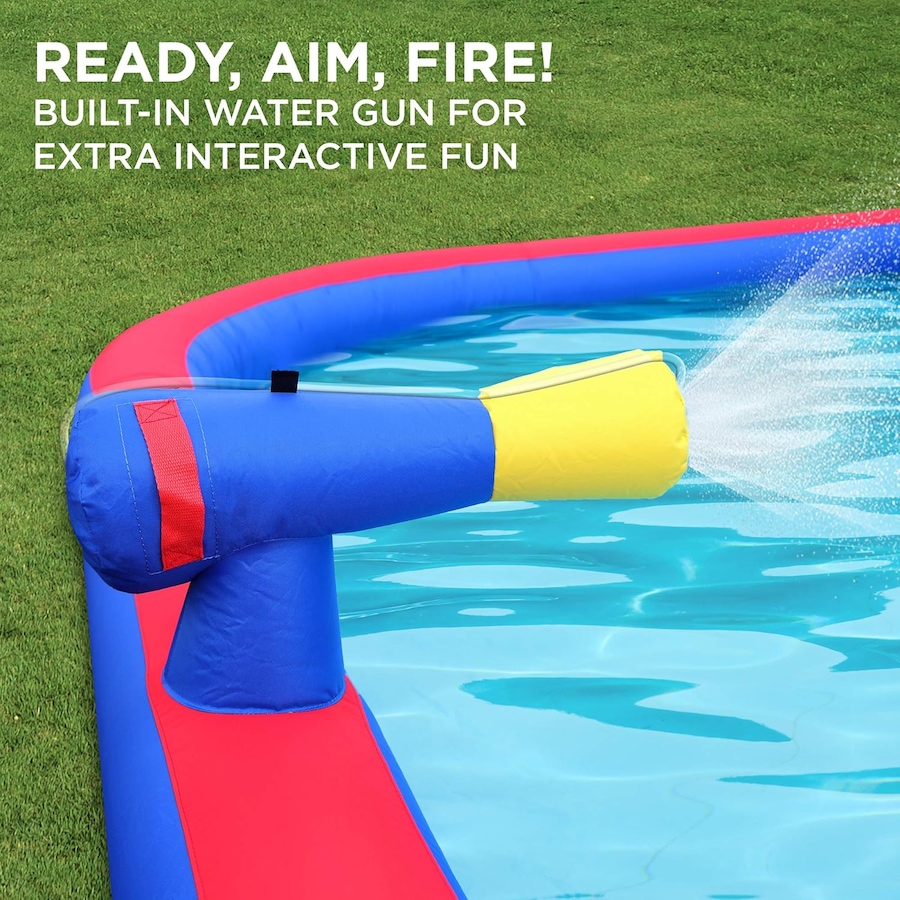 Image 891255_ALTMORE13.jpg, Product 891-255 / Price $899.99, Sunny & Fun 2-in-1 Bounce & Blast Inflatable Water Slide Park with Slide, Bounce House & Pool from Sunny & Fun on TSC.ca's Home & Garden department