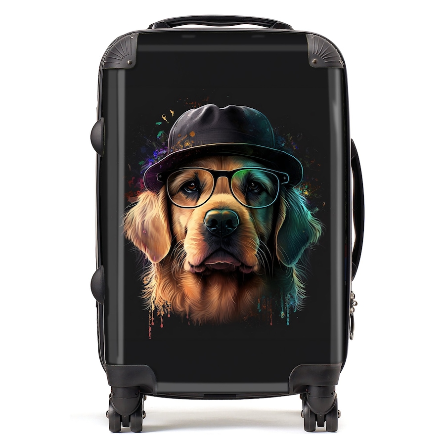 Image 893167.jpg, Product 893-167 / Price $244.95 - $379.95, Golden Retriever Dog Splashart Suitcase from Warren Reed on TSC.ca's Home & Garden department